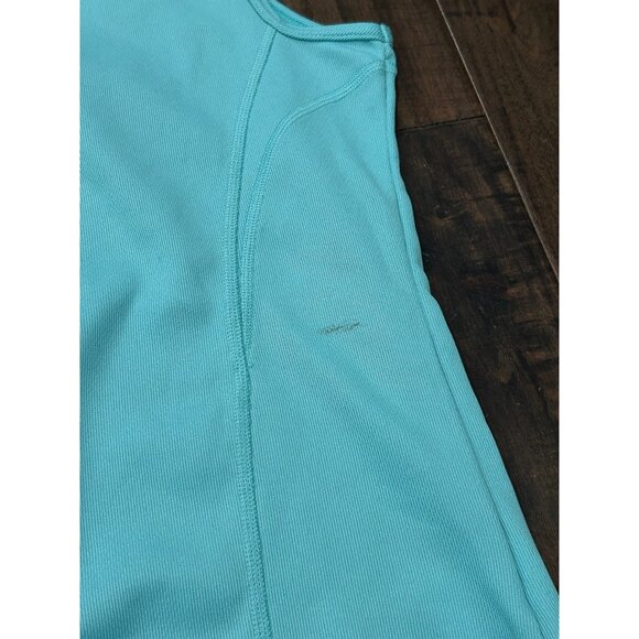 Nike Fit Dry Sleeveless V-Neck Athletic Tank Top Teal Womens Activewear Sz Mediu - Picture 7 of 10
